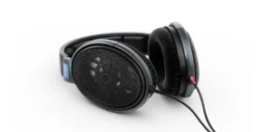 Sennheiser HD 600 headphones review image showing the open-back audiophile design